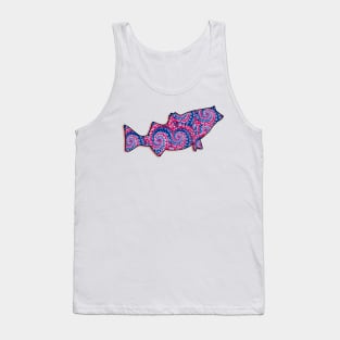 tie dye bass Tank Top